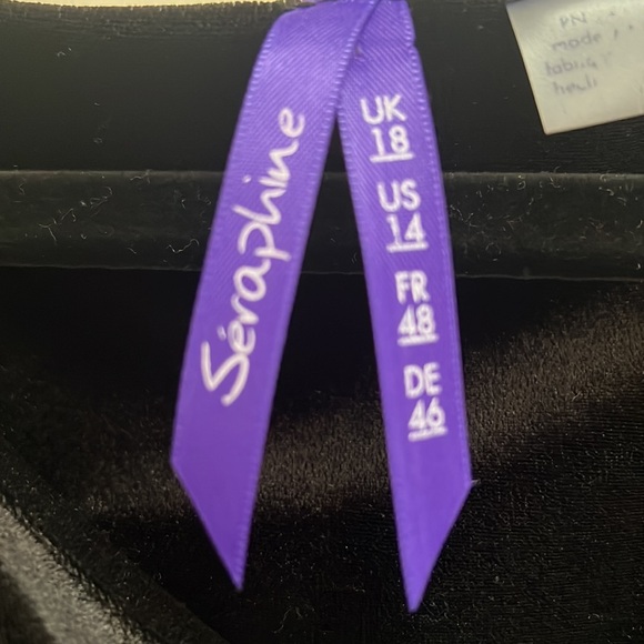 Seraphine maternity cocktail midi dress, velour - Picture 7 of 8